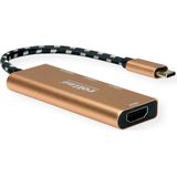 ROLINE GOLD Dockingstation - HDMI 4K - 2x USB 3.2 Gen 1 - Goud