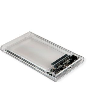 VALUE - Externe HDD/SSD-behuizing - Transparant - Kunststof - USB 3.2 Gen 1 Type C