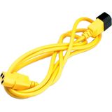 ROLINE stroomverlengkabel, IEC 320 C14 - C13, geel, 3 m