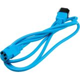 ROLINE stroomverlengkabel, IEC 320 C14 - C13, blauw, 3 m