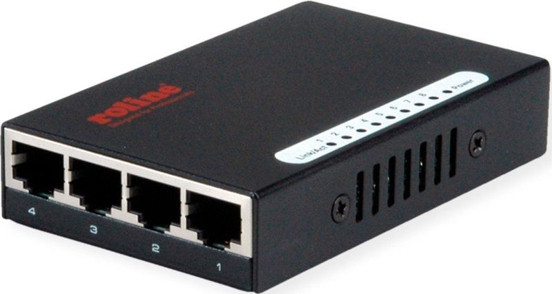 ROLINE Gigabit Ethernet Switch - 8 Poorten - Compact