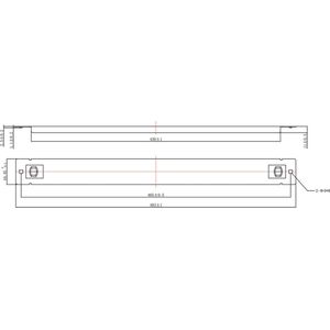 ROLINE - Blindplaat - Diepzwarte - Staal - 1 HE