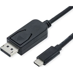 ROLINE USB type C - DisplayPort adapterkabel, v1.4, M/M, 2 m