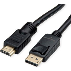 ROLINE DisplayPort Kabel DP - UHDTV, M/M, zwart, 7,5 m