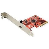 ROLINE PCI Express Kaart, USB 3.2 Gen 2x2, 1 Poort Type C