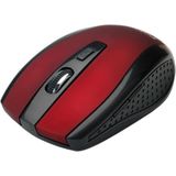 Roline - Draadloze Muis - Rood - Zwart - Ergonomisch Ontwerp