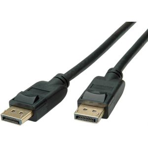 ROLINE GREEN DisplayPort-kabel, v1.4, DP M - M, zwart, 2 m
