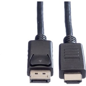 ROLINE GREEN DisplayPort Kabel DP - HDMI, M/M, zwart, 2 m - zwart 11.44.5781