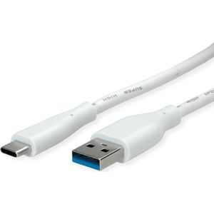 VALUE USB 3.2 Gen 1 kabel, A-C, M/M, wit, 3 m - wit 11.99.9036