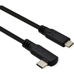 Roline - usb-c® Kabel usb-c® Stecker 1.00 m Schwarz 11029075