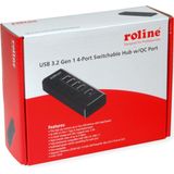 ROLINE USB 3.2 Gen 1 Notebook Hub 4 poorts + 1x opladen