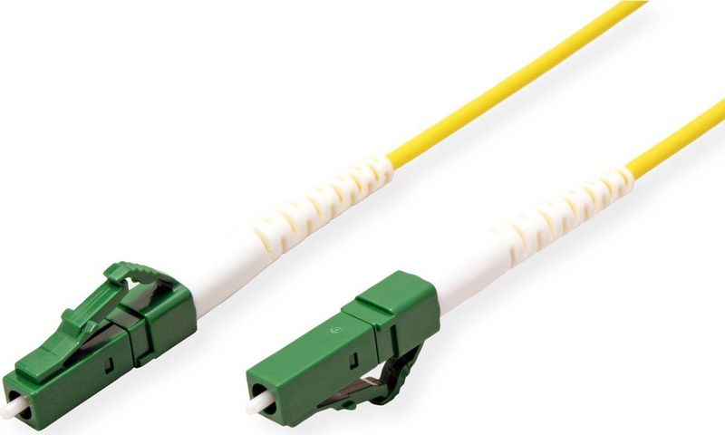ROLINE glasvezelkabel 9/125 µm OS2, LC/LC, LSOH, APC, simplex, geel, 5 m