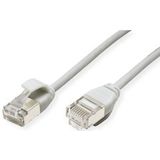 21153300 RJ45 Netzwerkkabel, Patchkabel cat 6a u/ftp 0.15 m Grau 1 St. - Roline