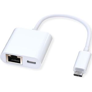 ROLINE - USB 3.2 Gen 2 naar Gigabit Ethernet Converter - Zwart - 1x PD Port