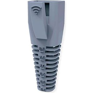 RJ45 netwerkplug huls | kabel 5,5 tot 8,5mm | 10 stuks | grijs