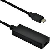 ROLINE USB 3.2 Gen 2 Repeater Kabel, C-C, M/F, 5 m - zwart 12.04.1105