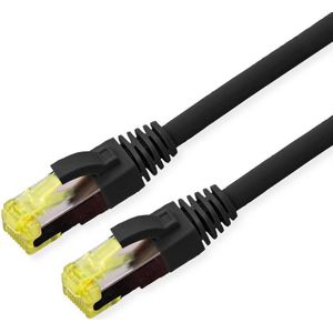 Roline - 21.15.0752 RJ45 Netzwerkkabel, Patchkabel cat 6a s/ftp 2.00 m Schwarz 1 St.