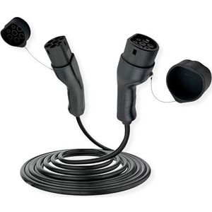 ROLINE Auto oplaadkabel Type2, 3-fase, 480VAC (3P+N+E), 16 A, 11 kW, 7,5 m
