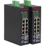 Roline - Ind. Mng Gbit Ethernet Switch - Switch - Zwart - 8 Poorten - 1 Gbps