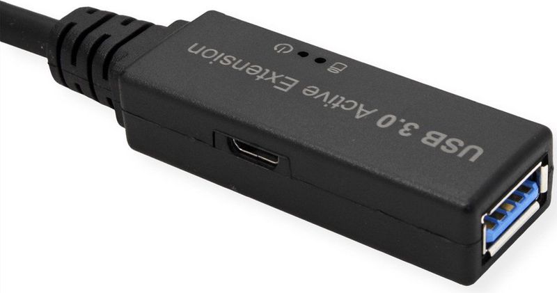 Roline - Ultra Lange USB3.2 Gen1 Verlengkabel - C-A - 5m - USB 3.2 Gen 1