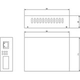 Converteert TP-poort naar Gigabit Ethernet - Enkelvoudig of Meervoudig - Laag Energieverbruik