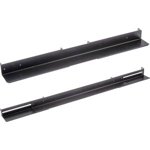 Value - Paar 19" Geleiderails - Zwart - Accessoires voor Serverkasten - Variabele Diepte 610-935 mm