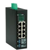 Netwerk Switch - Gigabit Ethernet - 8x 10/100/1000Base-T - DIN-Rail Montage