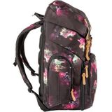 Nitro Weekender rugzak met gevoerd laptopvak, schooltas, wandelrugzak met nat vak, 42 liter, Black Rose, 42 L, rugzak