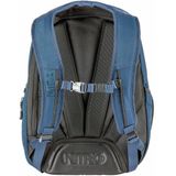 Nitro Chase Schoolrugzak met organizer, rugzak met laptopvak van 17 inch, Indigo, Tas