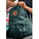 Nitro Urban Classic, Old School rugzak met gewatteerd laptopvak, Urban Streetpack, schoolrugzak, schooltas, schooltas, schooltas, schooltas, schooltas, 20 liter, bloemenpatroon, Kokosnoot