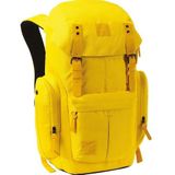Daypacker Dagrugzak in retrolook met gevoerd laptopvak, schoolrugzak, wandelrugzak of streetpack, cyber ??yellow, Eén maat, Dagrugzak