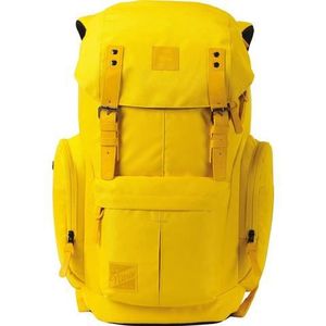 Nitro Daypacker Dagrugzak in retro look met gevoerd laptopvak, schoolrugzak, wandelrugzak of streetpack, 32 l, cyber ??yellow, Eén maat, Dagrugzak