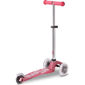 Mini Micro - Deluxe LED Glitter Step - Roze - Verstelbaar Stuur
