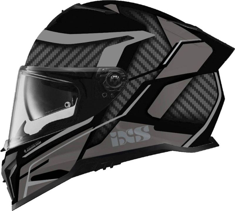iXS iXS912 - Integraalhelm - Zwart - Polycarbonaat - Panoramisch Gezichtsveld