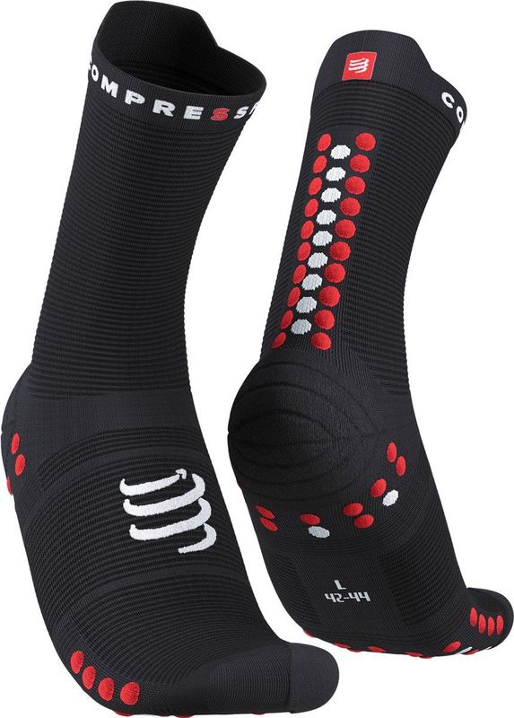 Compressport - Pro Racing Socks V4.0 Run High - Multi - Unisex - Hardloopsokken