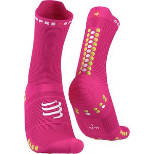Compressport - Pro Racing Socks V4.0 - Hoge Compressiesokken - Lichtgewicht - Ergonomische Pasvorm