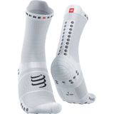 Compressport - Pro Racing Socks V4.0 Run High - BLAUW - Unisex - Hardloopsokken