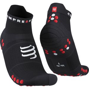 Compressport - Pro Racing Socks v4.0 - Hardloopsokken - Zwart/Rood