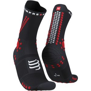 paar compressport pro racing socks v4 0 trail black  red