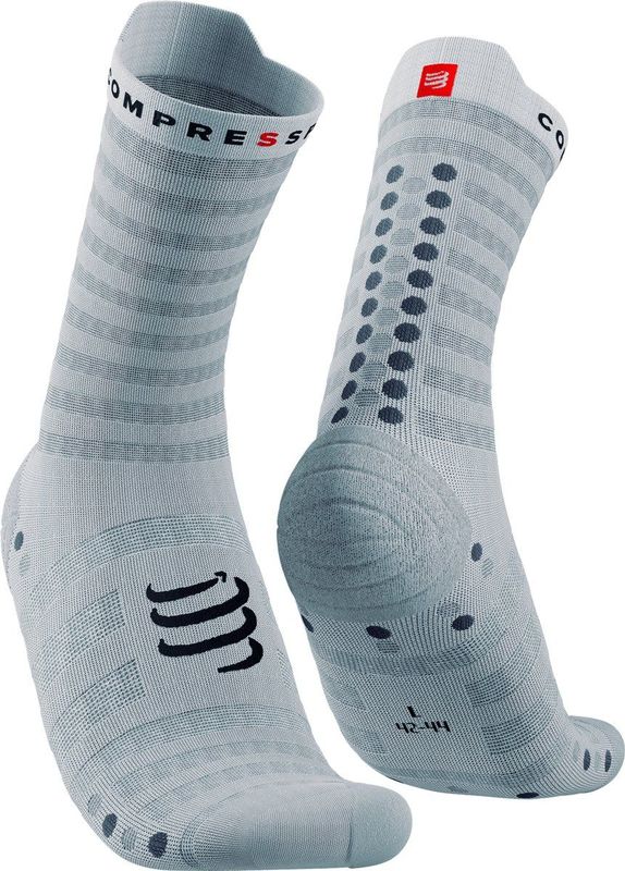 Compressport - Pro Racing Sokken V4 Ultrathin - Wit - Compressiekousen