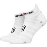 Compressport - Pro Racing Socks V4.0 - Ultraleichte Loopsokken - Wit