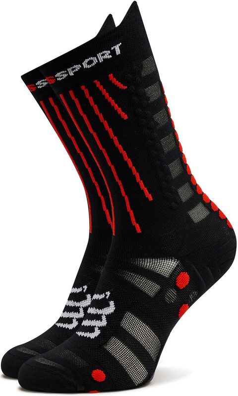 Compressport - Aero Sokken - Zwart Rood - Multi Sport