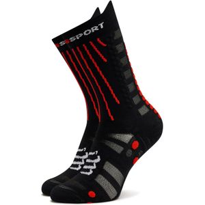 Compressport - Aero Sokken - Zwart Rood - Multi Sport