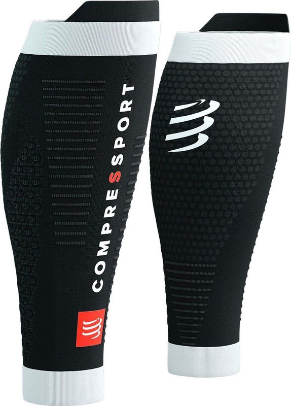 Compressport  R2 Calf Sleeves  Compressietubes  Black  T2