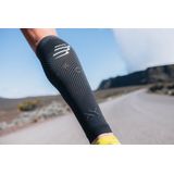 Compressport - R2 Oxygen - Calf Sleeves - Black / Steel Grey - Compressietubes