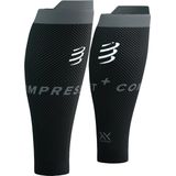 Compressport - R2 Oxygen - Calf Sleeves - Black / Steel Grey - Compressietubes