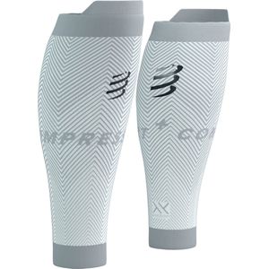 Compressport - R2 Oxygen - Compressiekousen - White / Neble Grey