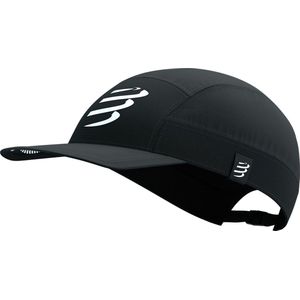 Compressport | 5 Panel Light Cap | Hardlooppet | Ultralicht | Black | One Size -