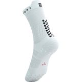 Compressport - Pro Racing Socks V4.0 Run High - Hardloopsokken - Zwart Wit Rood