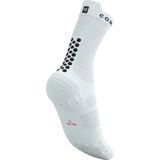 Compressport - Pro Racing Socks V4.0 Run High - Hardloopsokken - Zwart Wit Rood